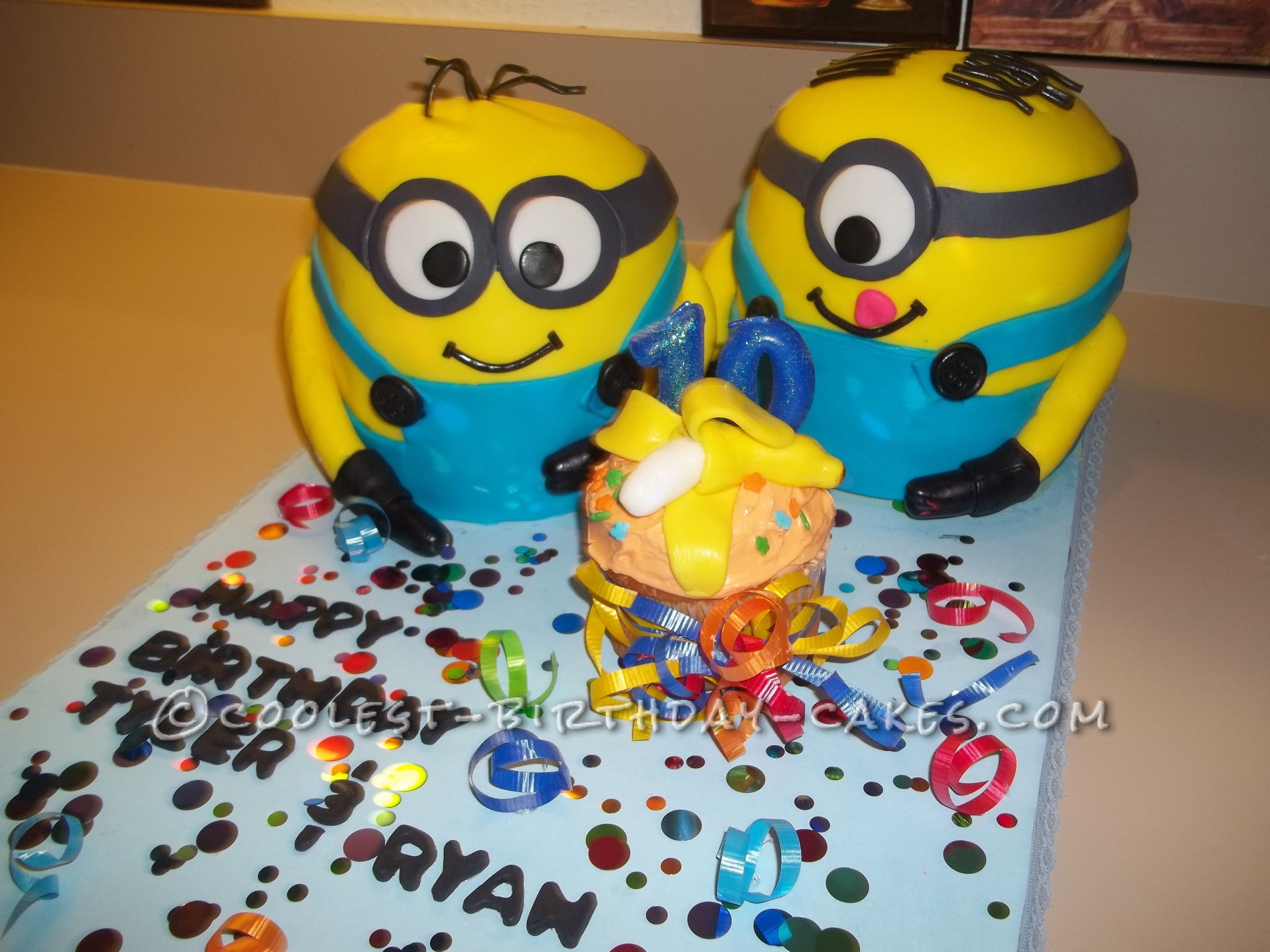 Coolest Minions Birthday Cake