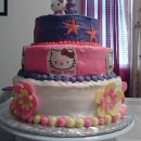 Last Minute Hello Kitty Birthday Cake