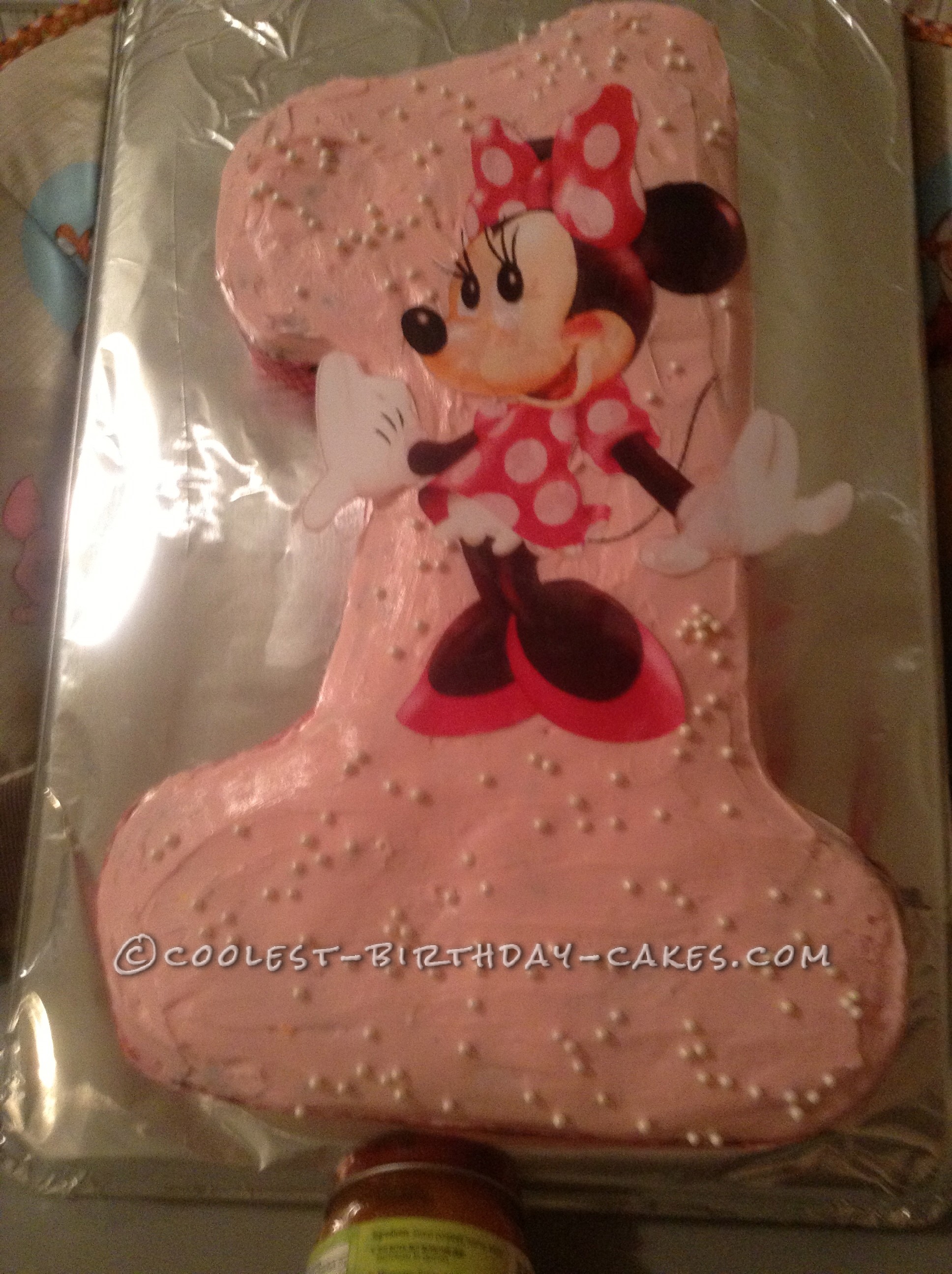 Coolest Minnie Mouse 1st Birthday Cake