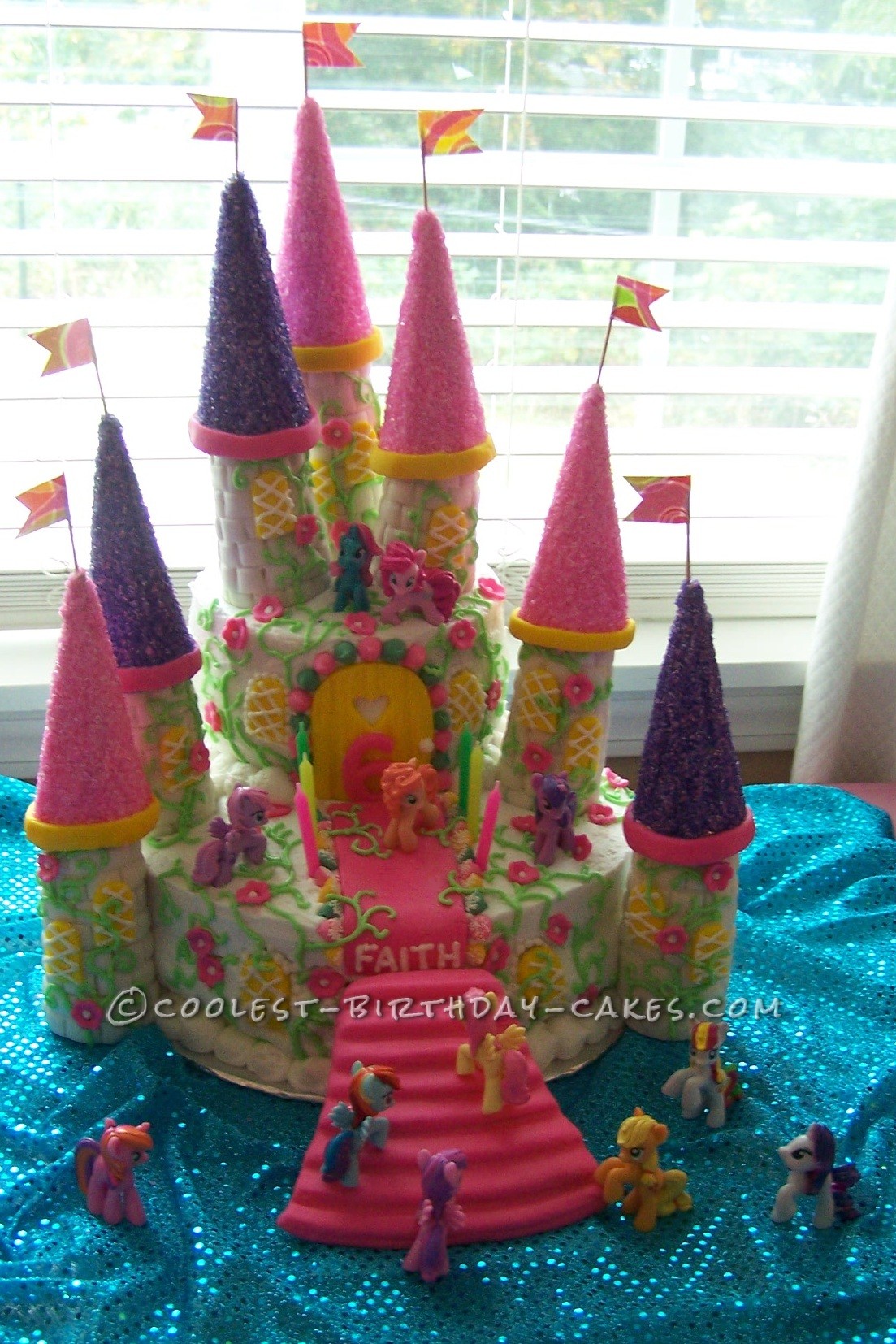 Cool My Little Pony Castle Cake