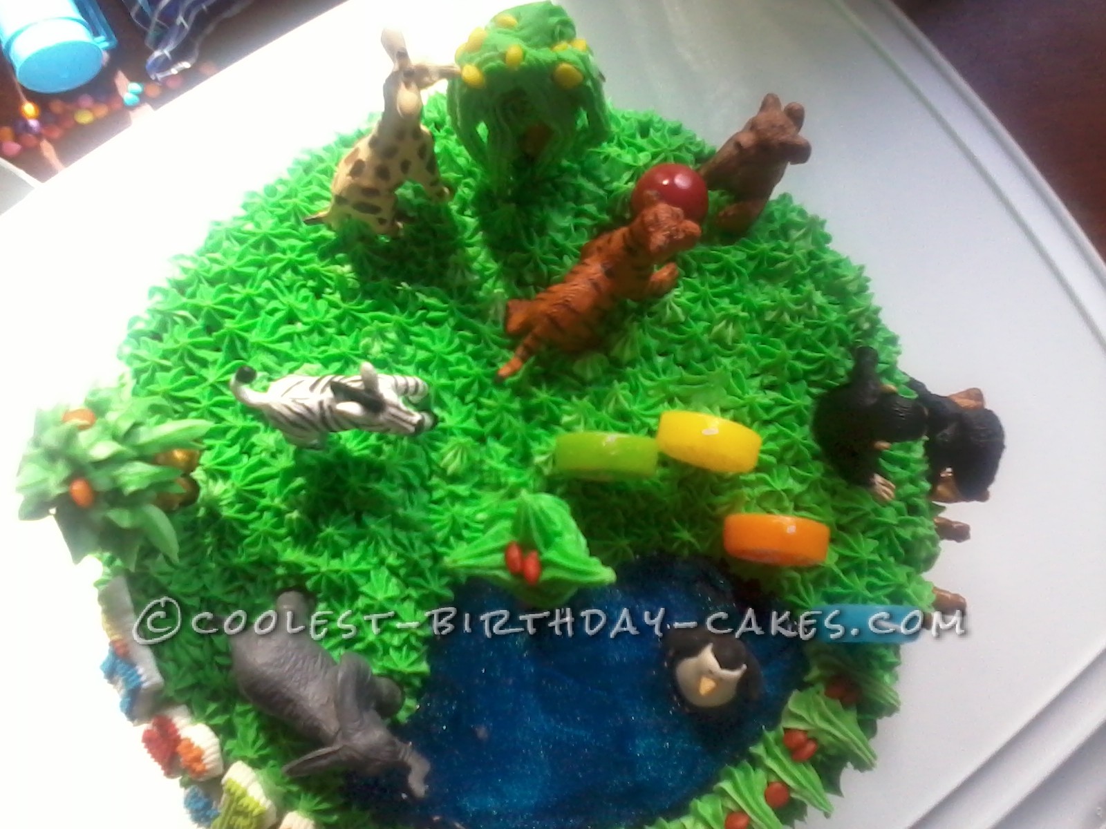 Coolest Zoo Party Animals Birthday Cake