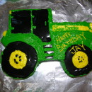 Freestyle Tractor Birthday Cake
