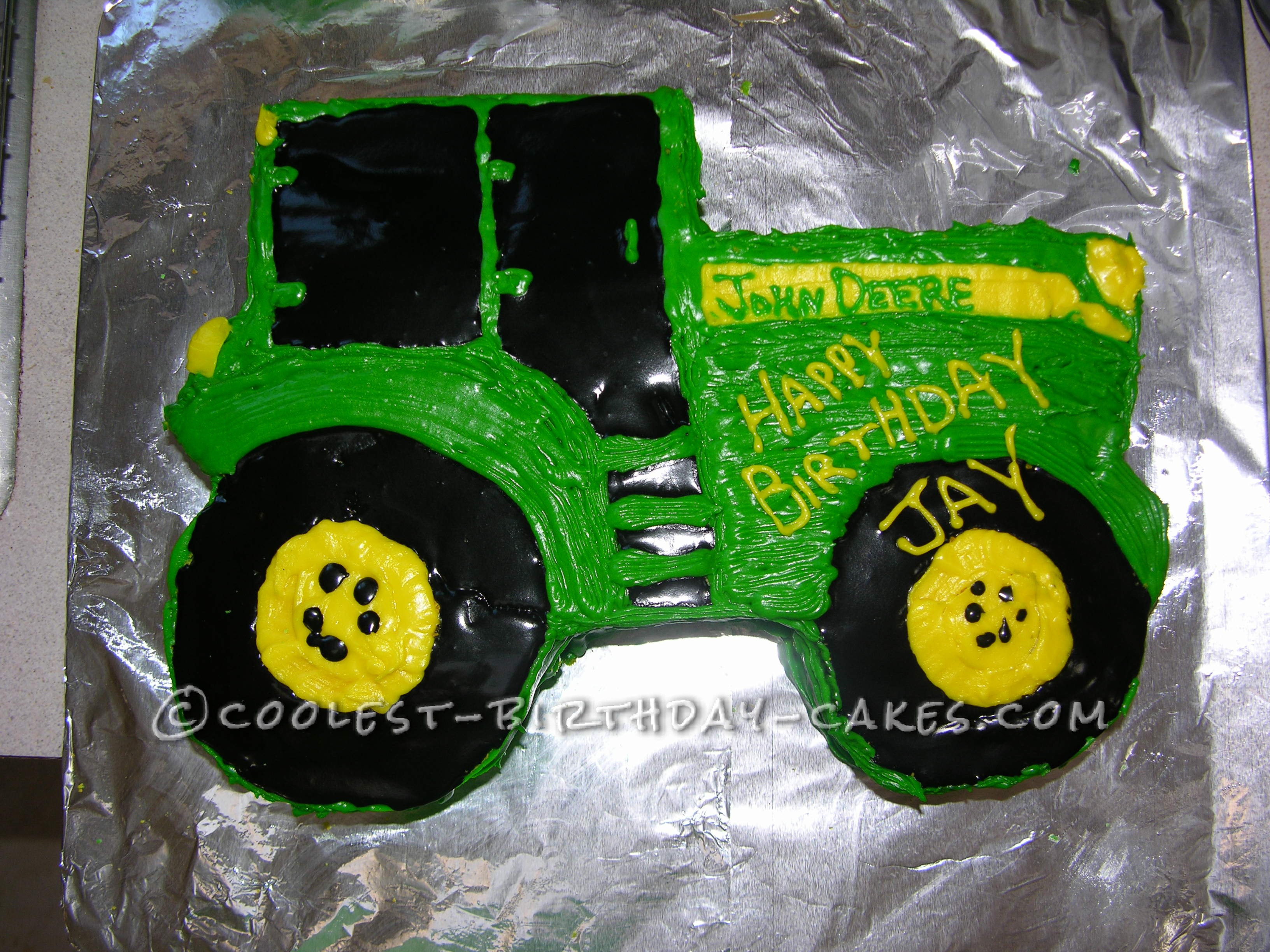 Freestyle Tractor Birthday Cake