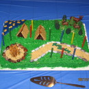 Boy Scout Fun Birthday Cake