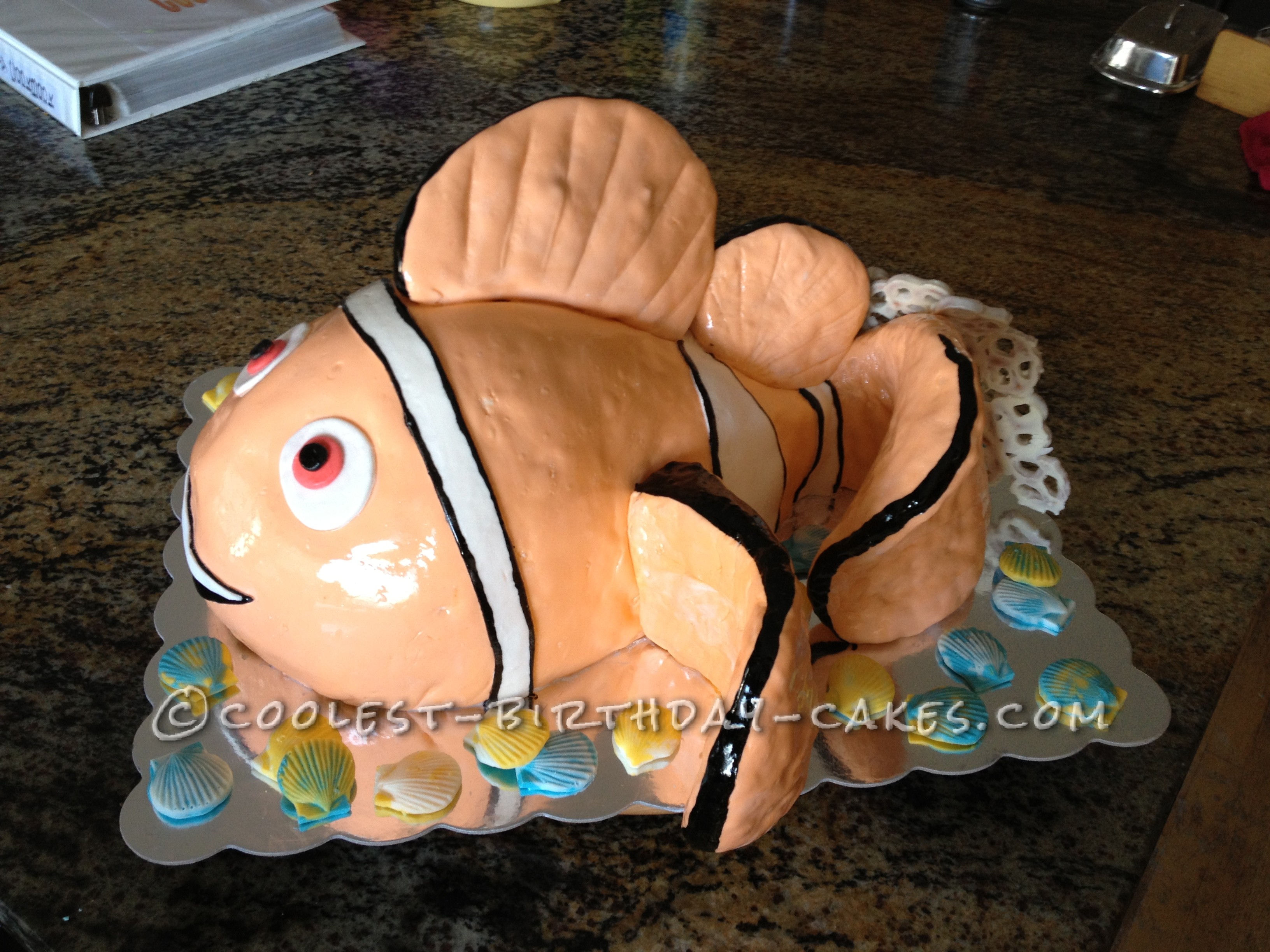 Coolest Finding Nemo Clownfish Birthday Cake