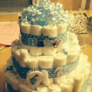 Creative and Unique Diaper Cake Gift for Baby Shower