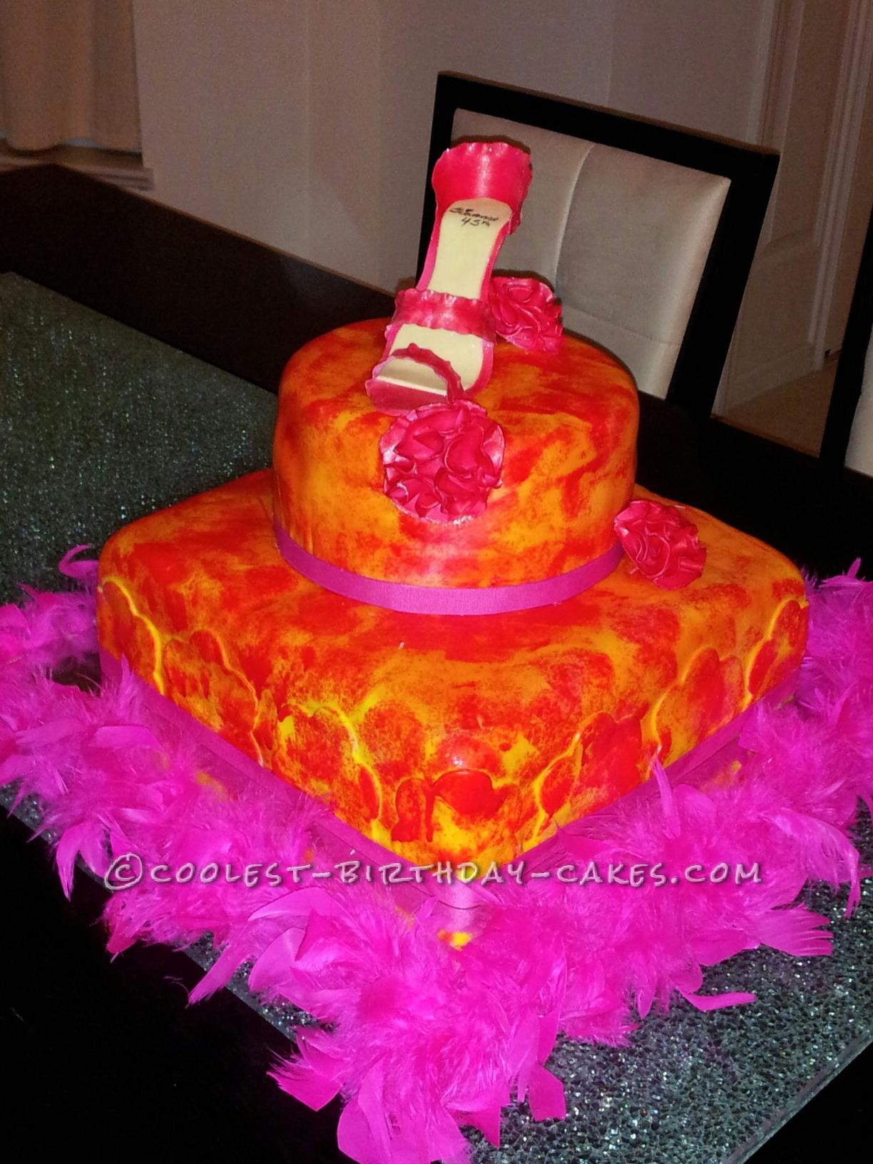 Energetic Birthday Cake for a Shoes Fanatic!
