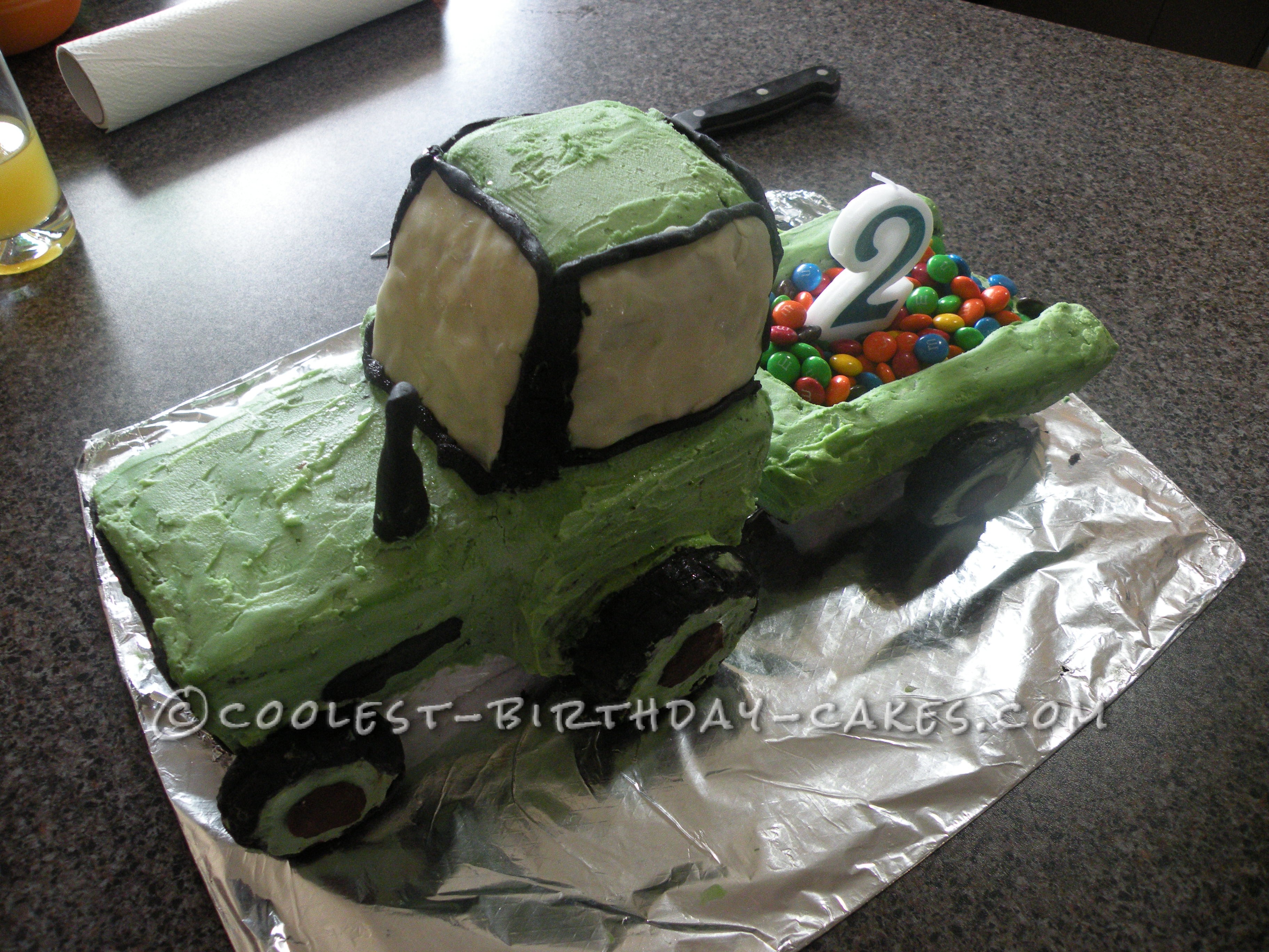 Cool Homemade Tractor Cake