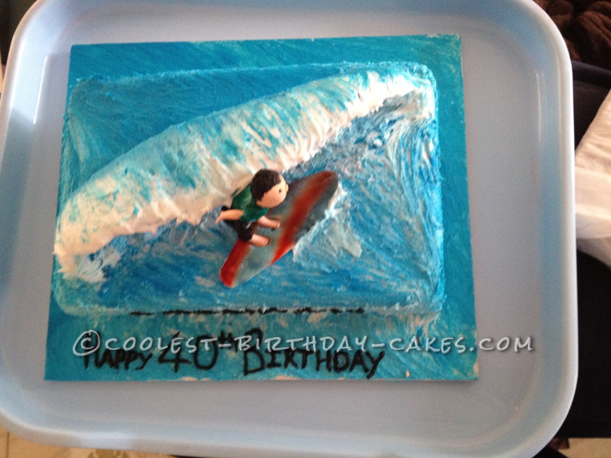 Cool Surfs Up Birthday Cake