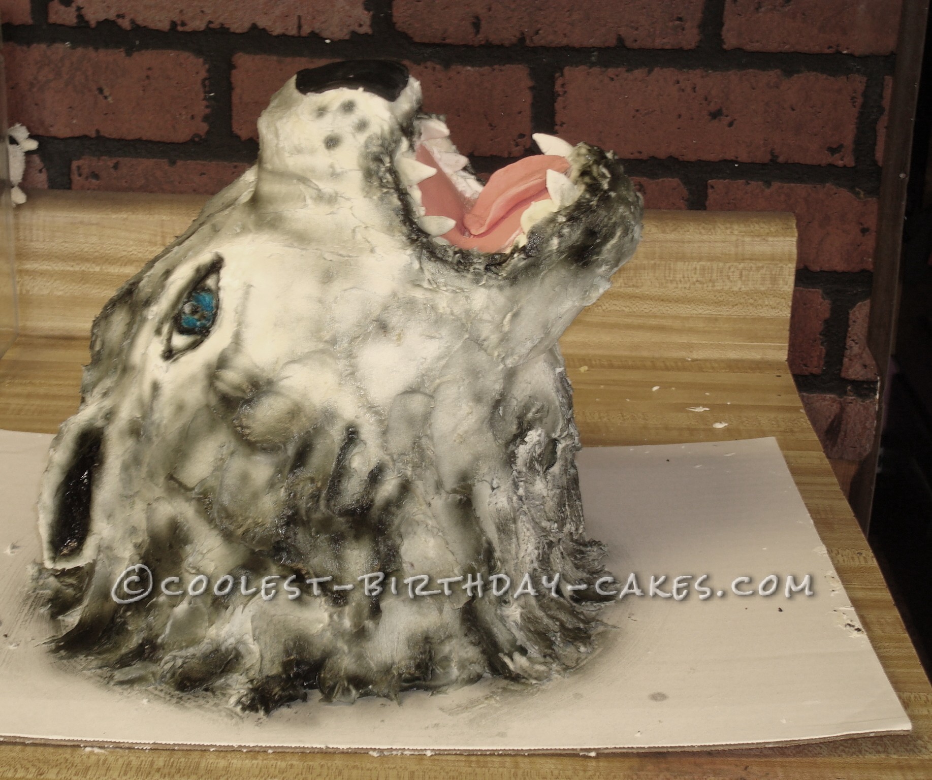 Awesome Wolf Head Cake