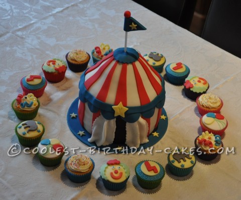 Circus Tent Party Cake
