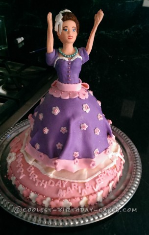 Coolest Dancing Princess Barbie Doll Cake - Coolest Princess Cakes