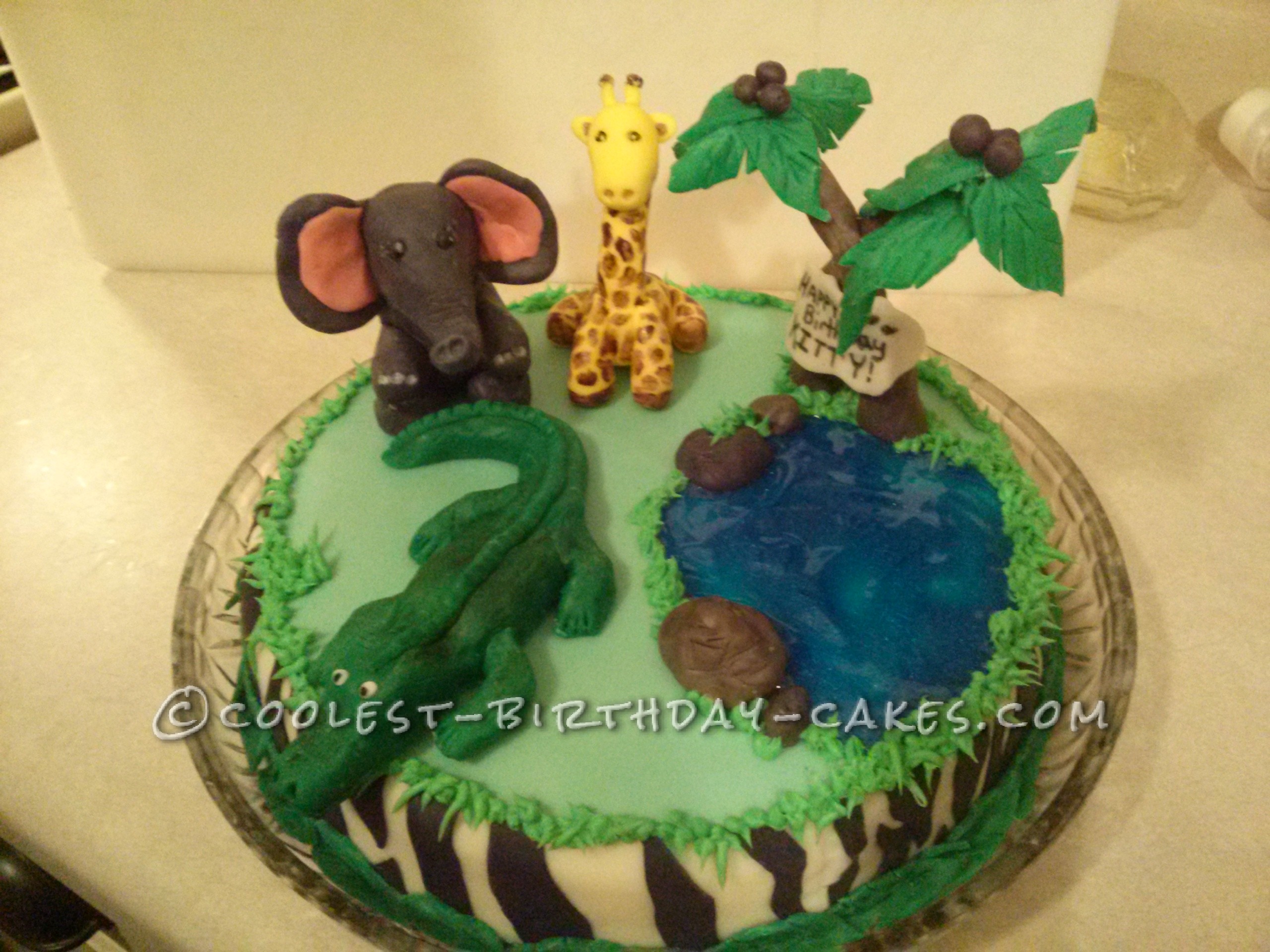 Coolest Safari Birthday Cake