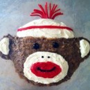 Coolest Sock Monkey Cake