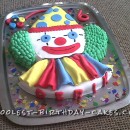 Coolest Homemade Clown Cake