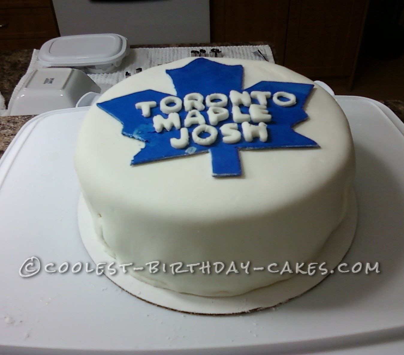 Coolest Toronto Maple Leafs Fan Cake
