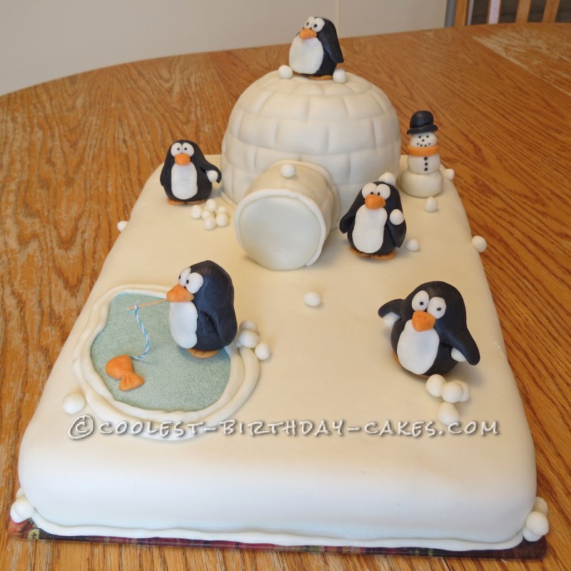 How to Make a Fondant Penguin Topper - Happy Happy Nester