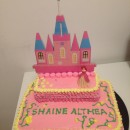 Homemade Princess Castle Cake
