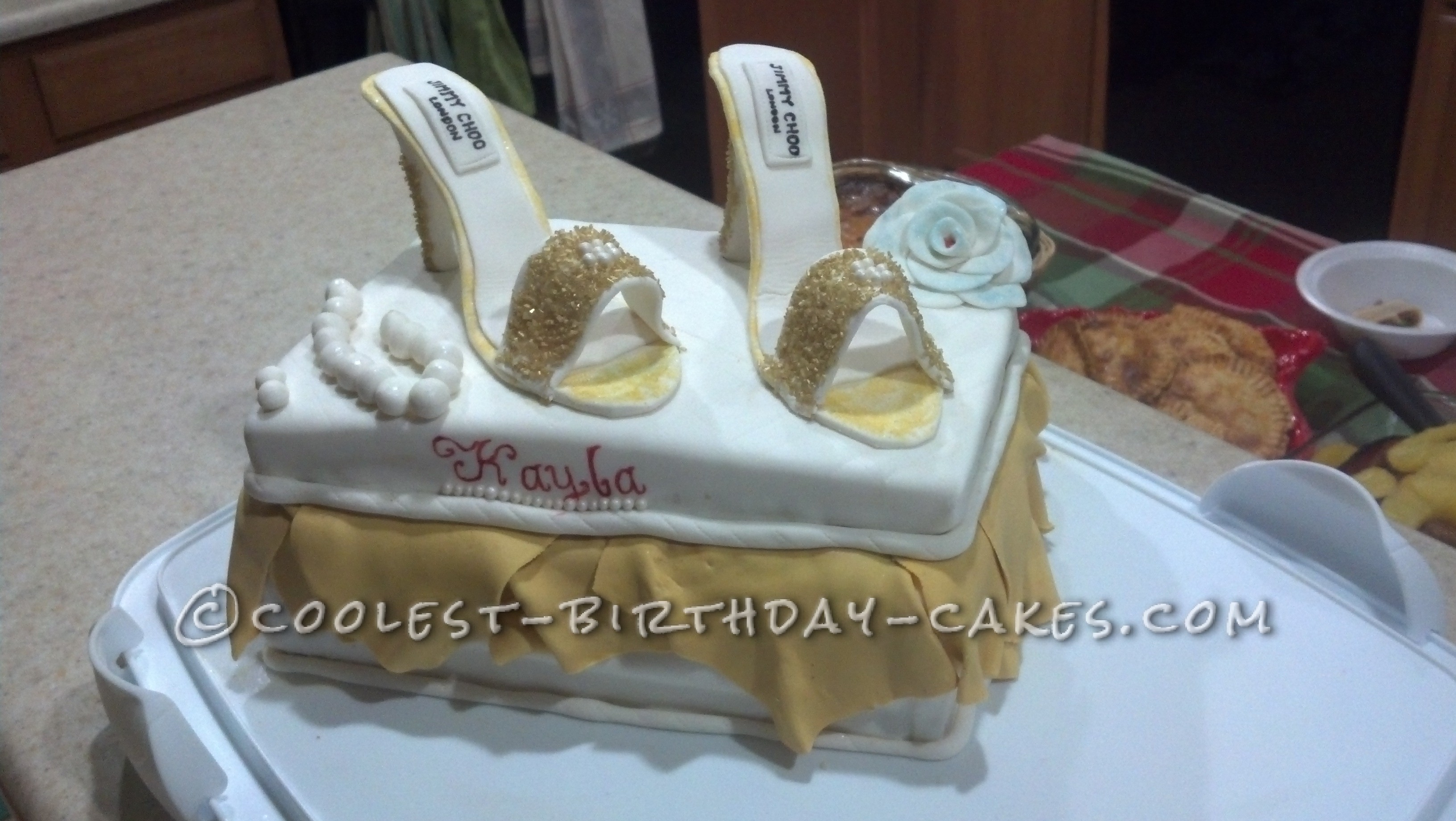 Coolest Homemade Shoes Birthday Cake