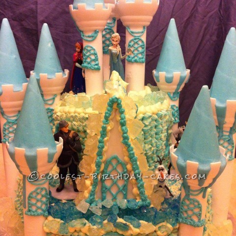 Coolest Disney's Frozen Castle Cake
