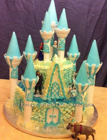 Coolest Disney's Frozen Castle Cake