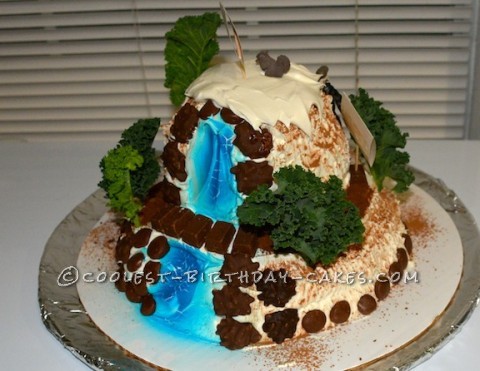 Coolest Mountain Birthday Cake