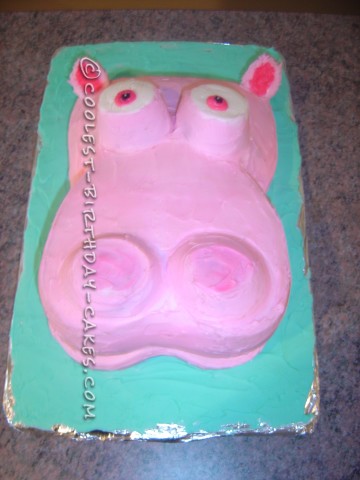 Coolest Hippo Lover Birthday Cake