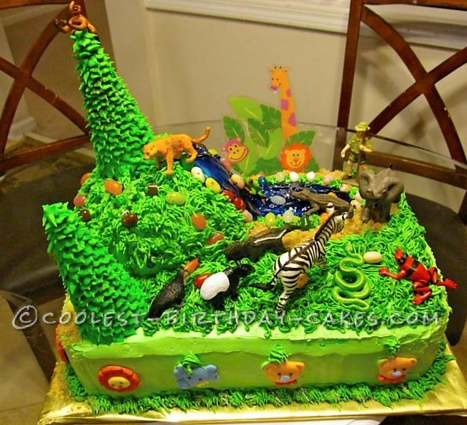 Amazon.com: DIYASY 36 Pcs Safari Cake Topper,1 Pcs Jungle Animals Happy  Birthday Cake Topper and 35 Pcs Animal Cupcake Toppers for Kids Safari  Party Decorations : Toys & Games