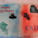 Coolest Luke vs Darth Star Wars Birthday Cake