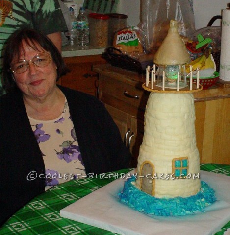 Coolest Surprise Lighthouse Cake for 70th Birthday