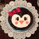 Prettiest Penguin Party Cakes for my ONEderful Daughter's First Birthday