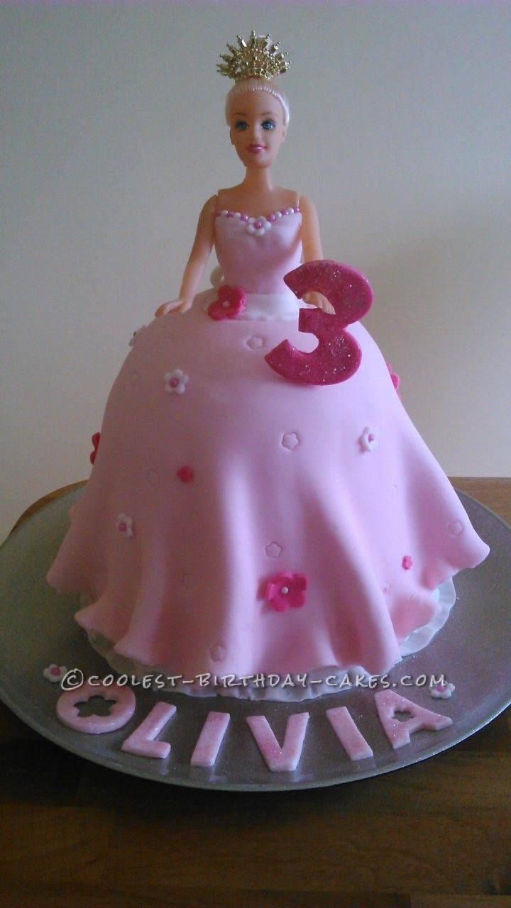 Coolest Princess Barbie Birthday Cake