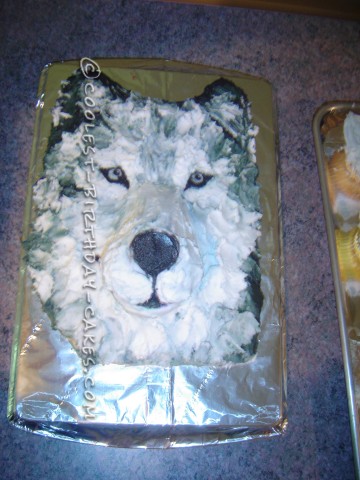 Cool Realistic Wolf Cake For My Daughter