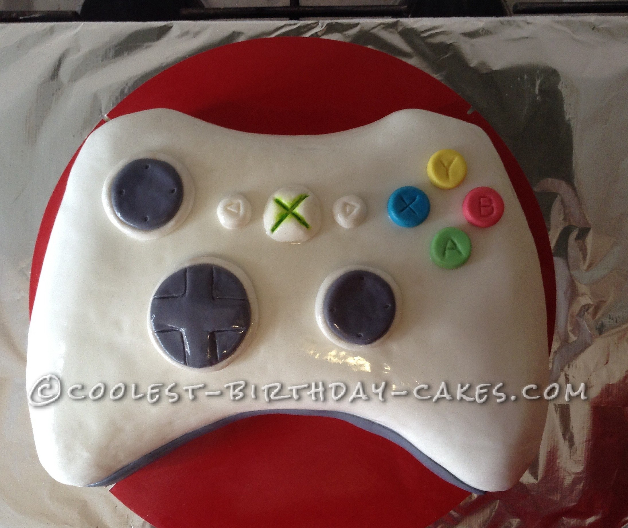 Cool X Box Contoller Cake