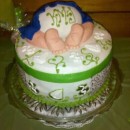 Coolest Baby Bump Cake