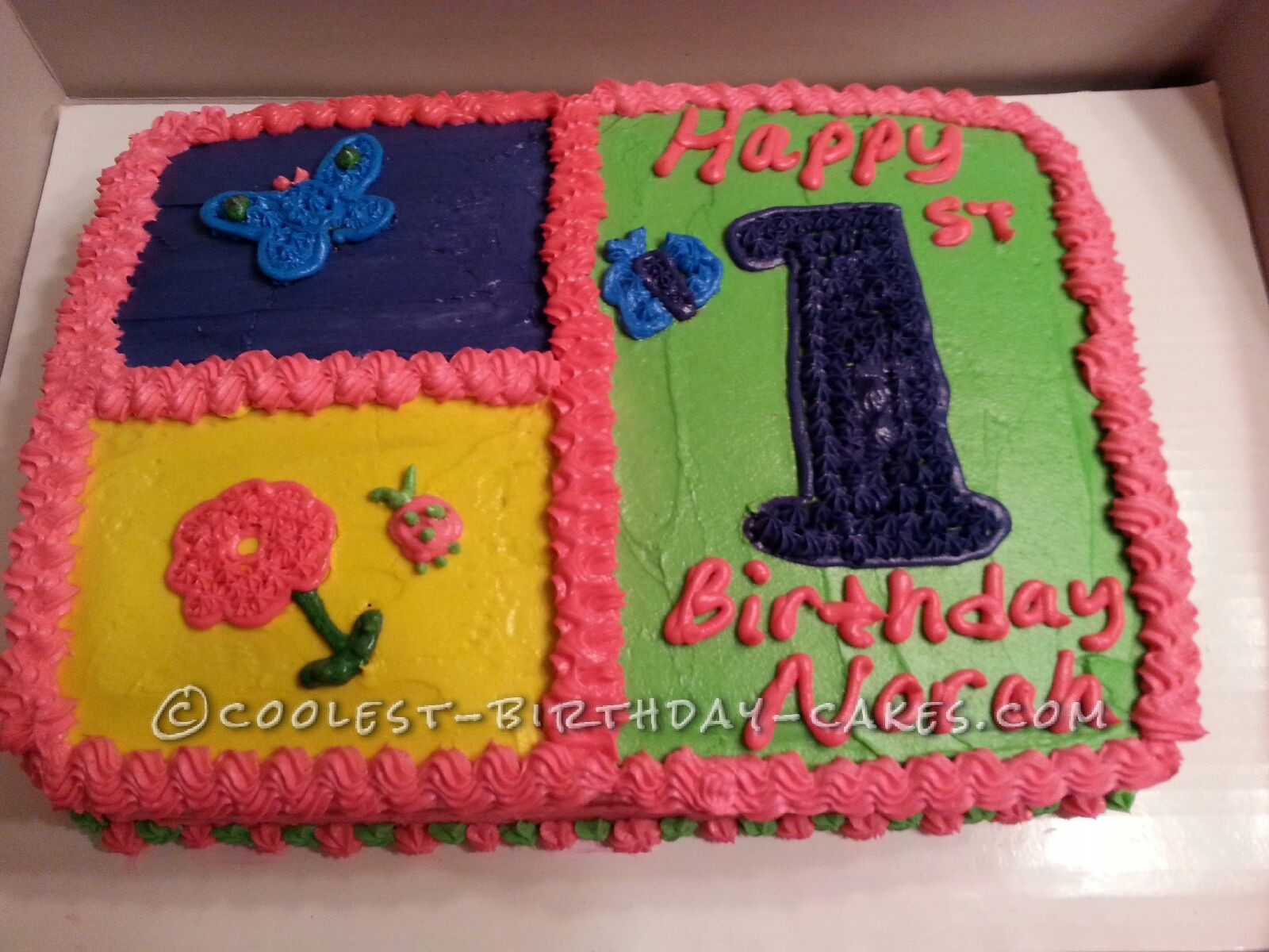 Coolest 1st Birthday Cake