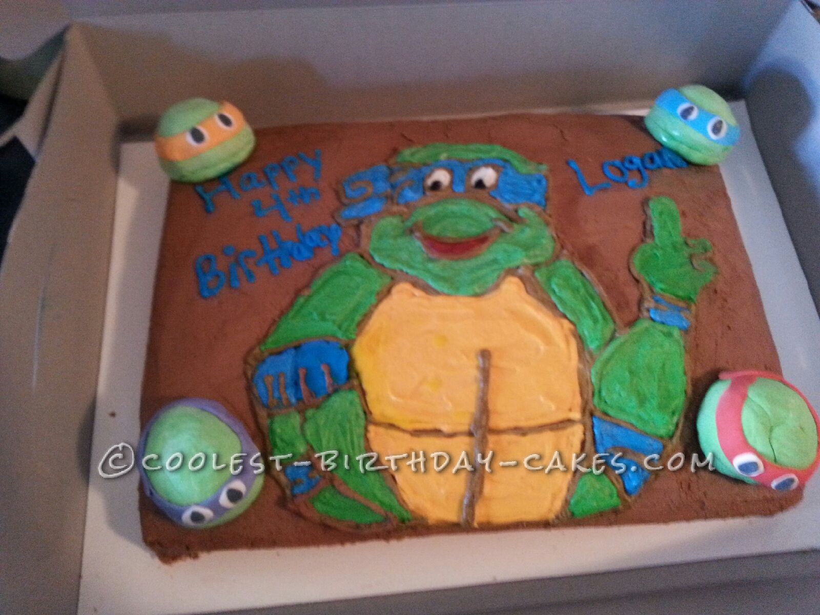 71 Coolest Teenage Mutant Ninja Turtle Cake Ideas