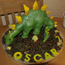 Coolest Dairy Free Stegosaurus Cake