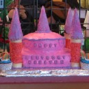 1st Birthday Princess Castle Cake