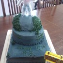 50th Birthday Cake Over the Hill Cake