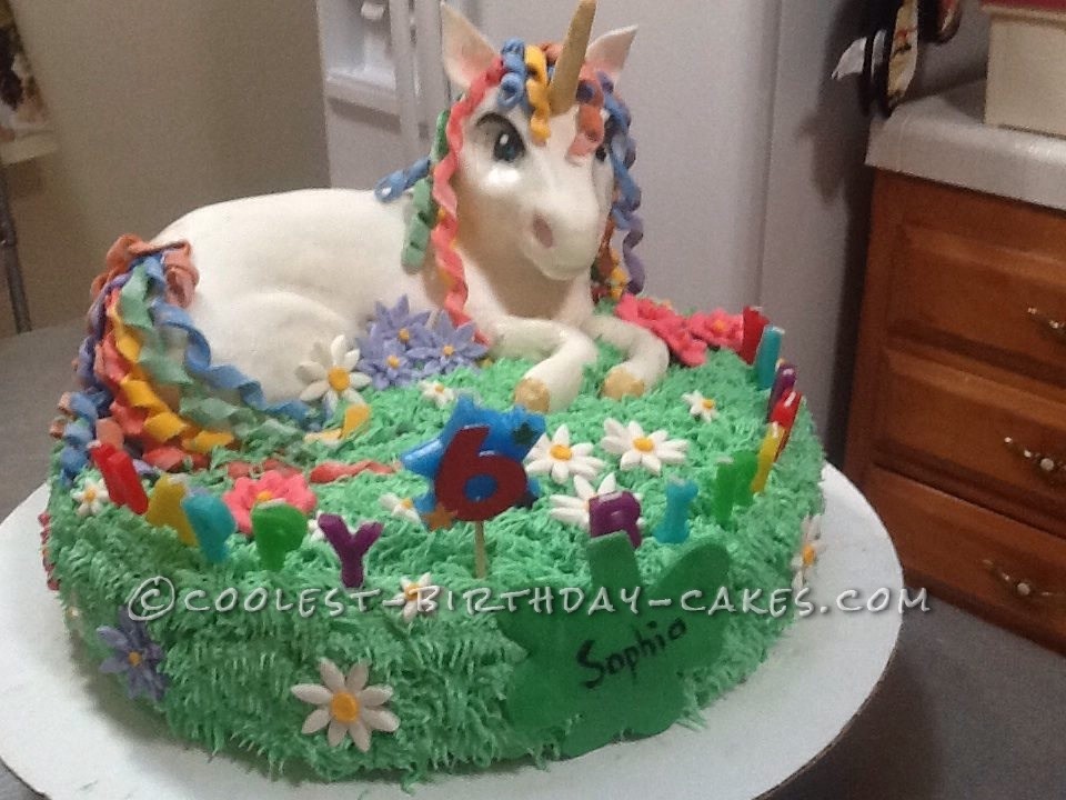 Coolest Unicorn Birthday Cake