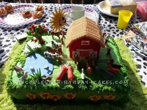 Amazing Barnyard Cake