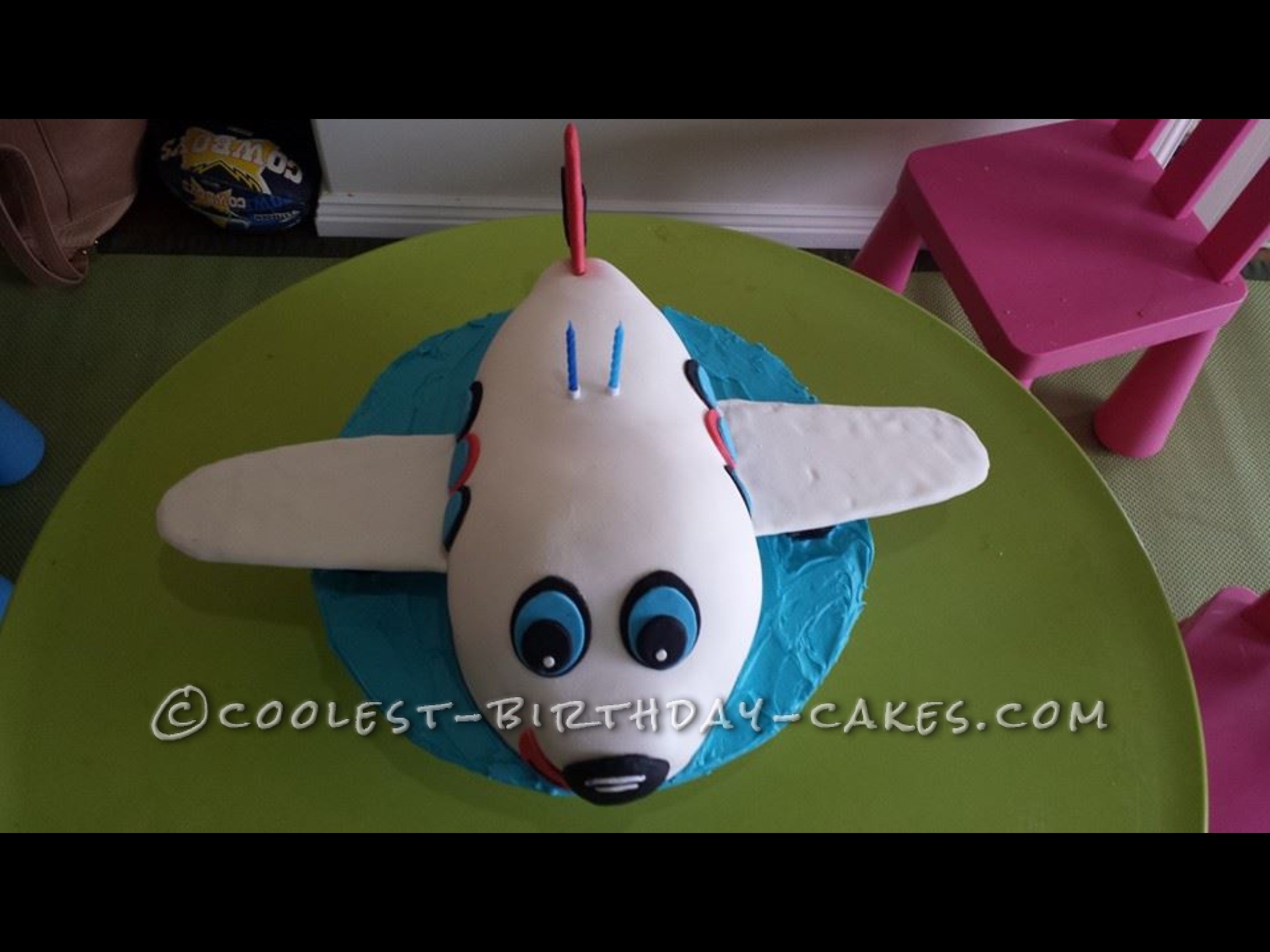 Coolest Airplane Birthday Cake