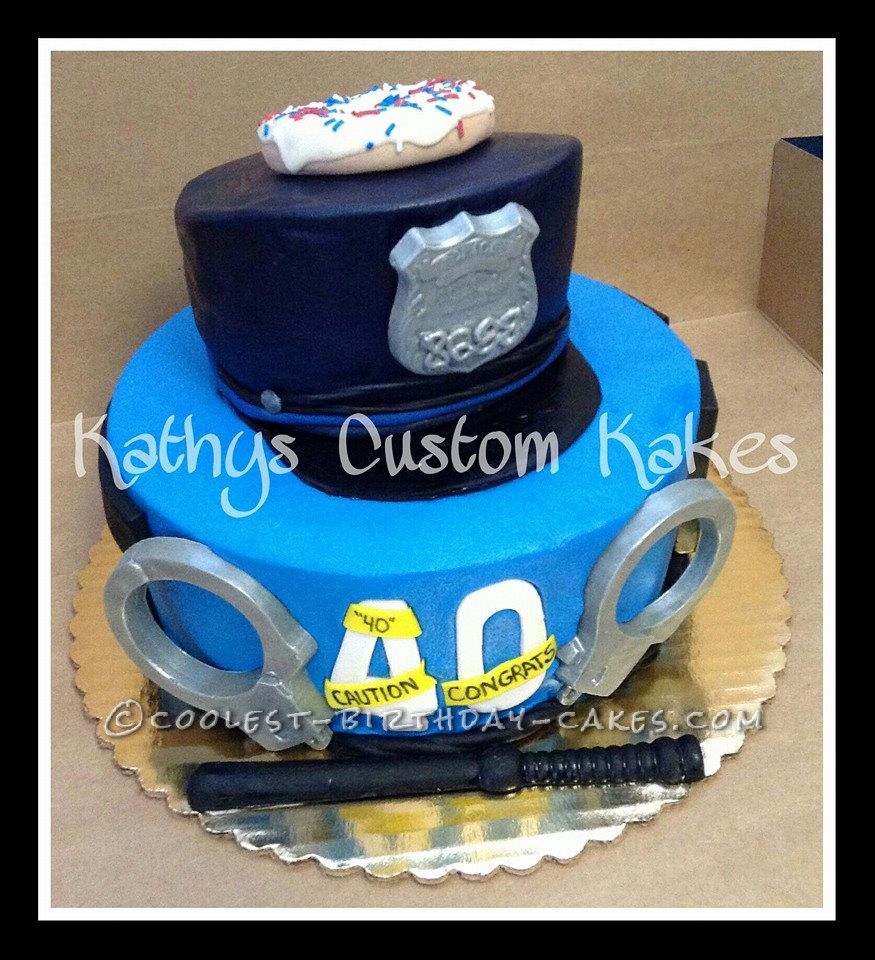 Coolest Cop Cake