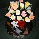 Coolest Edible Flower Pot Cake