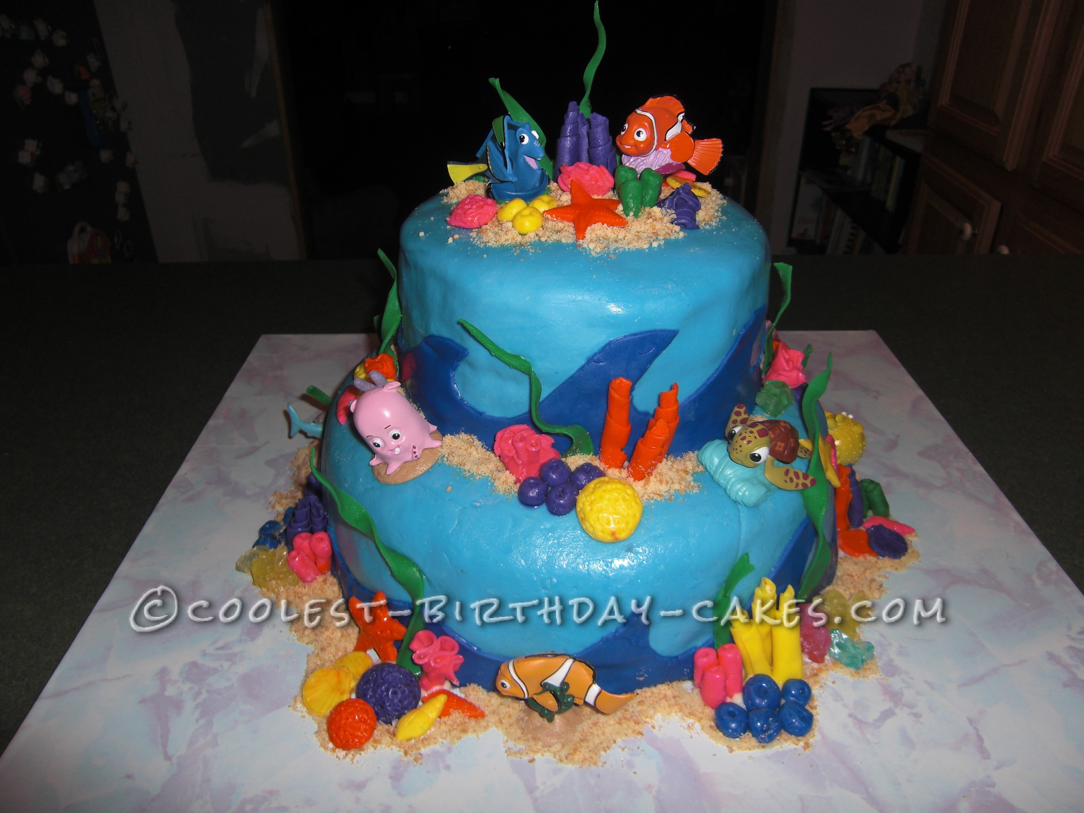 Coolest Nemo Birthday Cake for a 3 Year Old Boy