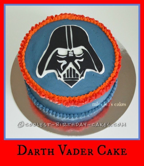 star wars darth vader cake