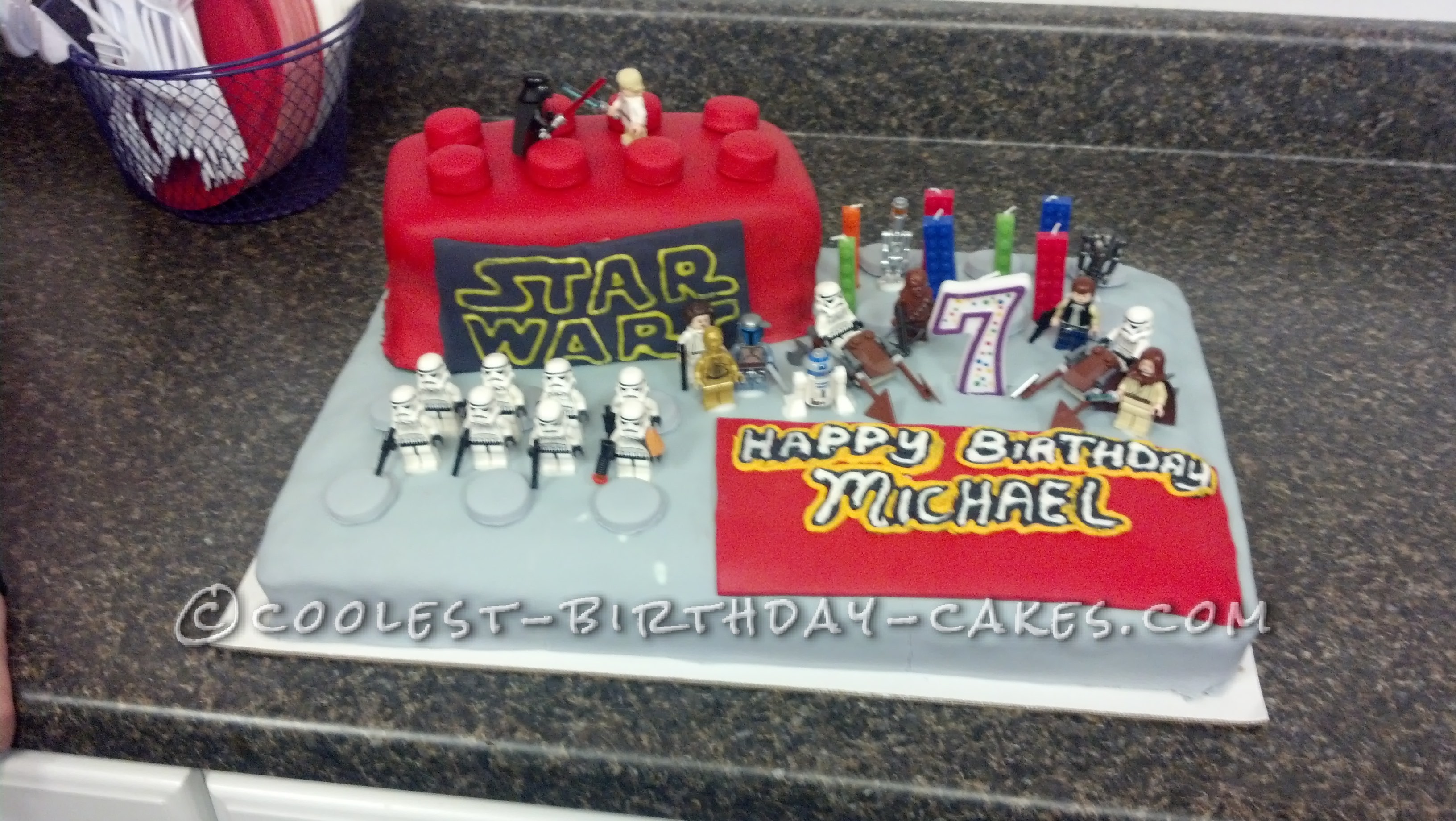 Cool Star Wars Lego Cake