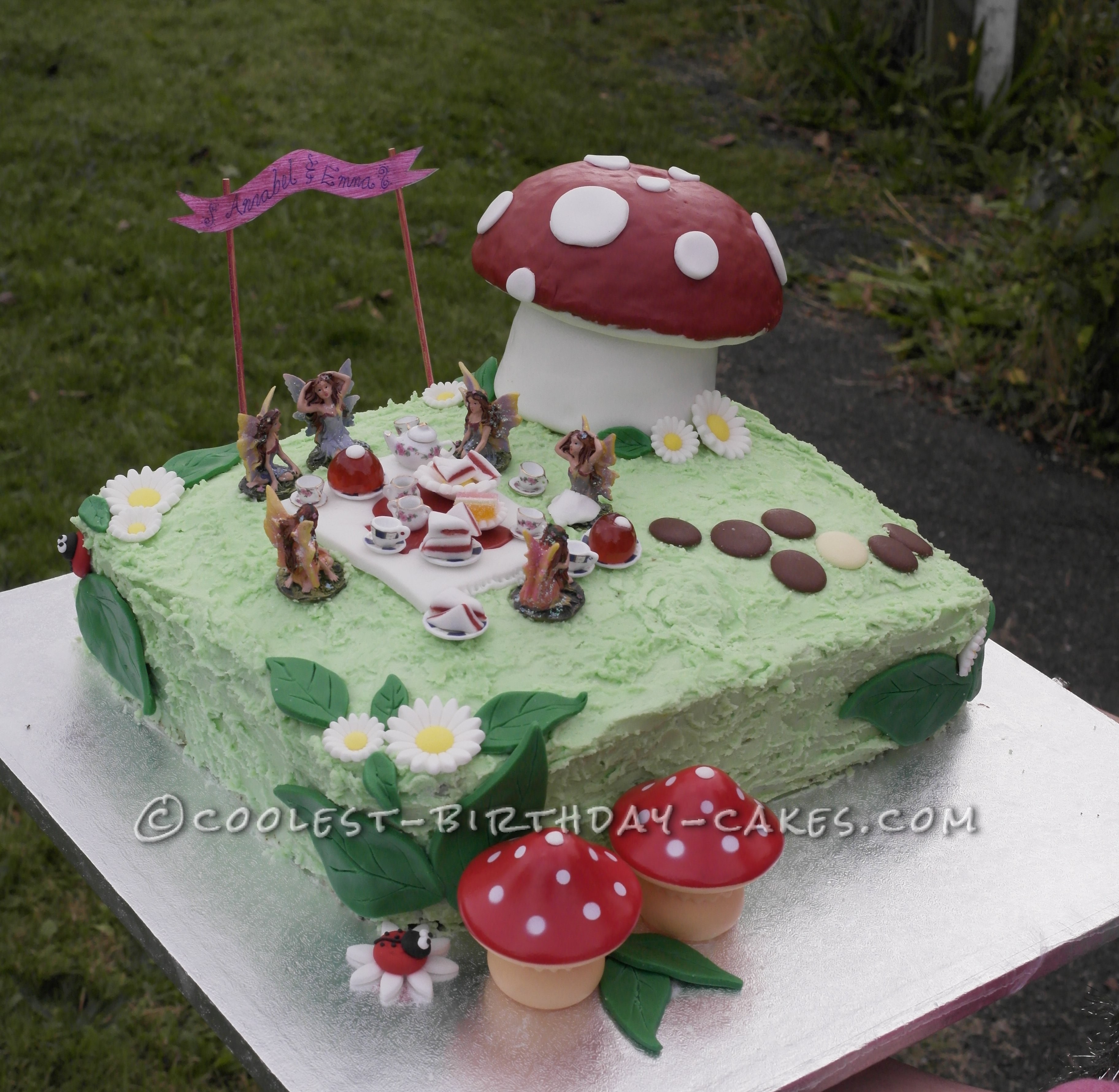 Fairy Tea Party Cake
