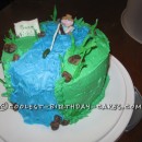 Coolest Fishing Birthday Cake